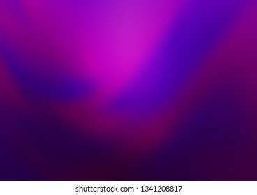 Dark Purple vector blurred shine abstract pattern. Modern geometrical abstract illustration with gradient. The blurred design can be used for your web site.