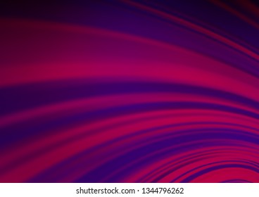 Dark Purple vector blurred shine abstract pattern. An elegant bright illustration with gradient. Brand new design for your business.