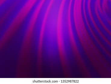 Dark Purple vector blurred shine abstract background. A vague abstract illustration with gradient. A completely new design for your business.