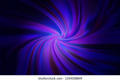 Dark Purple vector blurred shine abstract template. A completely new colored illustration in blur style. New style for your business design.