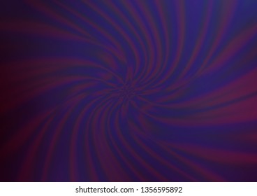 Dark Purple vector blurred shine abstract template. An elegant bright illustration with gradient. A new texture for your design.