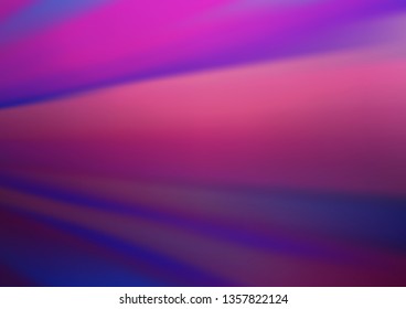 Dark Purple vector blurred shine abstract template. Glitter abstract illustration with an elegant design. Brand new design for your business.