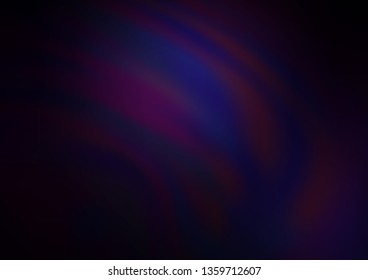 Dark Purple vector blurred shine abstract background. Creative illustration in halftone style with gradient. The elegant pattern for brand book.