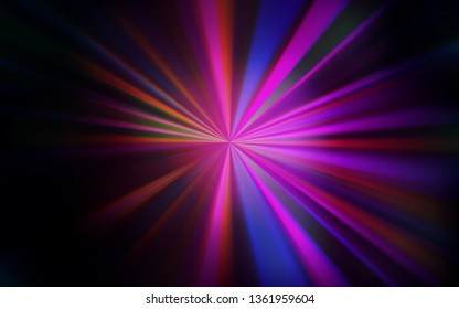 Dark Purple vector blurred shine abstract template. Colorful illustration in abstract style with gradient. Completely new design for your business.