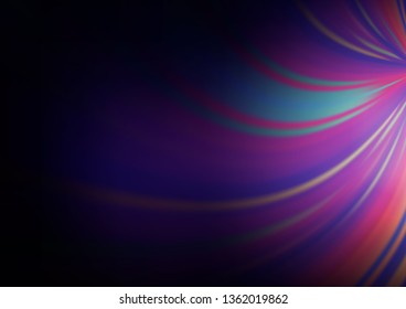 Dark Purple vector blurred shine abstract pattern. Glitter abstract illustration with an elegant design. Brand new style for your business design.