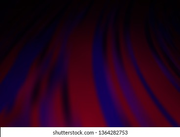 Dark Purple vector blurred shine abstract background. Colorful illustration in blurry style with gradient. The blurred design can be used for your web site.