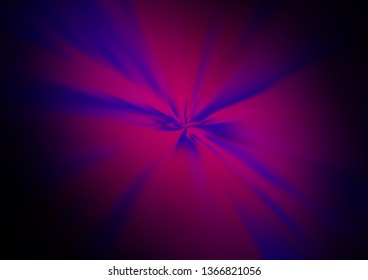 Dark Purple vector blurred shine abstract template. Colorful illustration in abstract style with gradient. A new texture for your design.