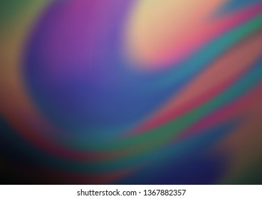 Dark Purple vector blurred shine abstract template. A vague abstract illustration with gradient. A new texture for your design.