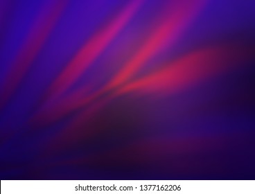 Dark Purple vector blurred shine abstract pattern. Colorful illustration in blurry style with gradient. The template for backgrounds of cell phones.