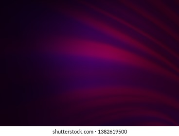 Dark Purple vector blurred shine abstract pattern. A vague abstract illustration with gradient. Brand new style for your business design.