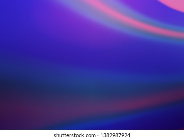 Dark Purple vector blurred shine abstract pattern. Creative illustration in halftone style with gradient. The template can be used for your brand book.