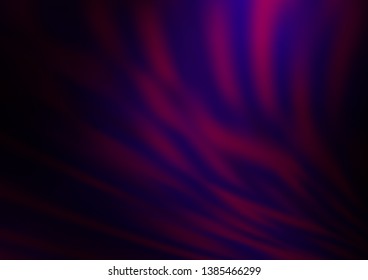 Dark Purple vector blurred shine abstract pattern. An elegant bright illustration with gradient. Brand new style for your business design.