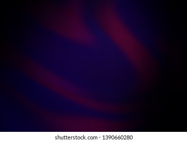 Dark Purple vector blurred shine abstract template. Creative illustration in halftone style with gradient. Brand new style for your business design.