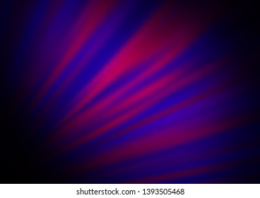 Dark Purple vector blurred shine abstract pattern. Colorful illustration in blurry style with gradient. The background for your creative designs.