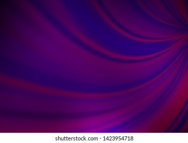 Dark Purple vector blurred shine abstract pattern. Colorful illustration in abstract style with gradient. A completely new design for your business.