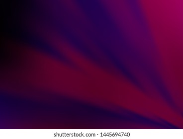 Dark Purple vector blurred shine abstract background. Modern geometrical abstract illustration with gradient. Brand new design for your business.