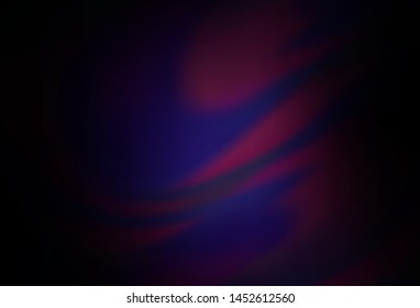 Dark Purple vector blurred shine abstract background. Abstract colorful illustration with gradient. New style design for your brand book.