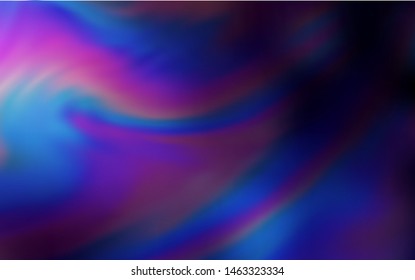 Dark Purple vector blurred shine abstract template. New colored illustration in blur style with gradient. New style design for your brand book.