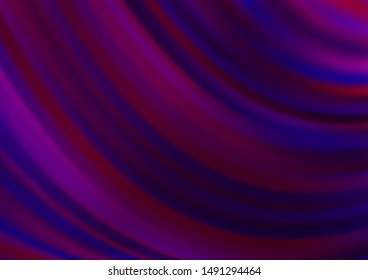 Dark Purple vector blurred shine abstract background. Colorful illustration in blurry style with gradient. Brand new style for your business design.