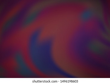 Dark Purple vector blurred shine abstract template. Colorful illustration in abstract style with gradient. A completely new template for your design.