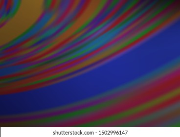 Dark Purple vector blurred shine abstract pattern. A vague abstract illustration with gradient. Brand new style for your business design.