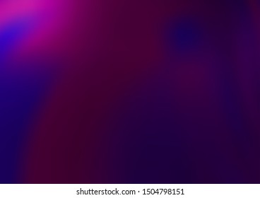 Dark Purple vector blurred shine abstract background. An elegant bright illustration with gradient. A new texture for your design.
