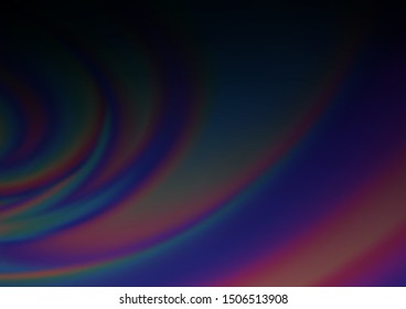 Dark Purple vector blurred shine abstract template. An elegant bright illustration with gradient. A completely new design for your business.