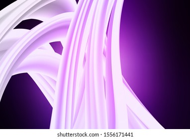 Dark Purple vector blurred shine abstract template. Abstract colorful illustration with gradient. New style design for your brand book.