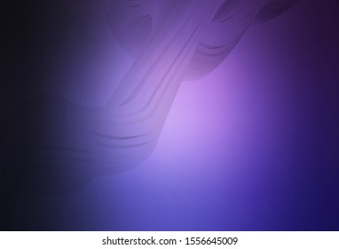 Dark Purple vector blurred shine abstract background. Glitter abstract illustration with gradient design. New way of your design.
