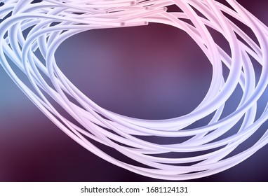 Dark Purple vector blurred shine abstract template. Abstract colorful illustration with gradient. Completely new design for your business.