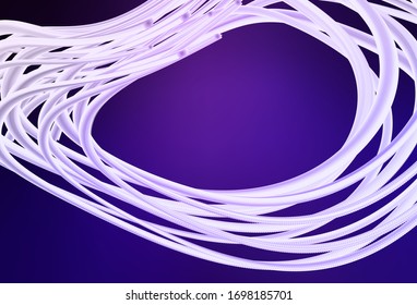 Dark Purple vector blurred shine abstract template. Colorful illustration in abstract style with gradient. New style design for your brand book.