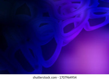 Dark Purple vector blurred shine abstract texture. New colored illustration in blur style with gradient. New way of your design.