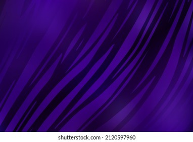 Dark Purple vector blurred shine abstract texture. Modern abstract illustration with gradient. New way of your design.