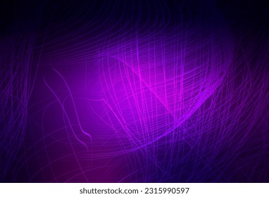 Dark Purple vector blurred shine abstract texture. Glitter abstract illustration with gradient design. Completely new design for your business.