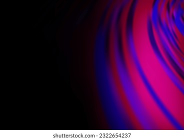 Dark Purple vector blurred shine abstract background. Colorful illustration in abstract style with gradient. The blurred design can be used for your web site.