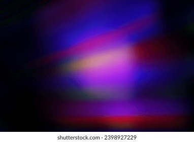Dark Purple vector blurred shine abstract template. An elegant bright illustration with gradient. New style design for your brand book.