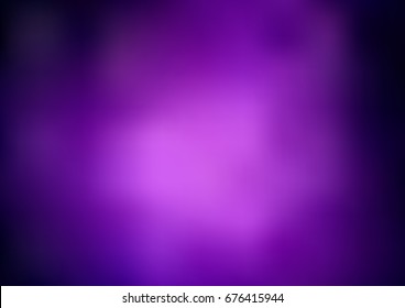 Dark Purple vector blurred shine abstract template. Creative illustration in halftone style with gradient. The blurred design can be used for your web site.