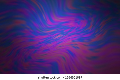 Dark Purple vector blurred template. New colored illustration in blur style with gradient. Completely new design for your business.