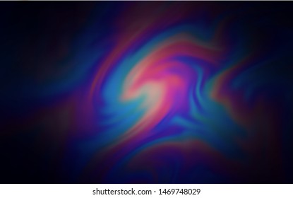 Dark Purple vector blurred template. An elegant bright illustration with gradient. New way of your design.