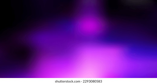 Dark purple vector blurred template. Colorful illustration with gradient in halftone style. Smart pattern for websites.