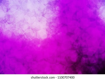 Dark Purple vector blurry hexagon template. Shining colored illustration in a Brand new style. A completely new design for your business.