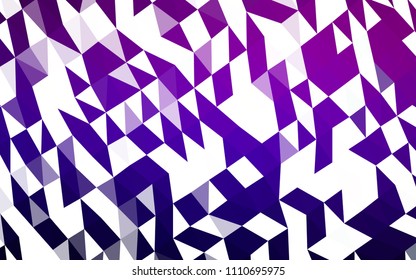 Dark Purple vector blurry hexagon pattern. Brand new colored illustration in blurry style with gradient. The elegant pattern can be used as part of a brand book.