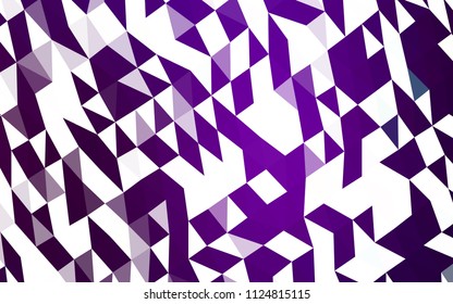 Dark Purple vector blurry hexagon template. A vague abstract illustration with gradient. Brand new design for your business.