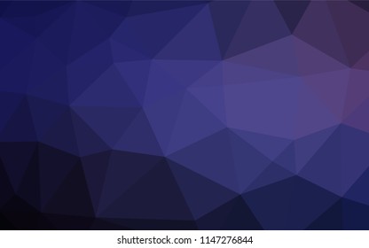 Dark Purple vector blurry hexagon texture. Shining colored illustration in a Brand new style. The completely new template can be used for your brand book.