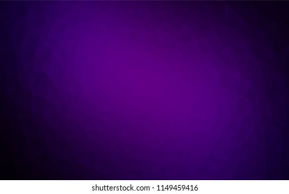 Dark Purple vector blurry hexagon texture. Brand new colored illustration in blurry style with gradient. The textured pattern can be used for background.