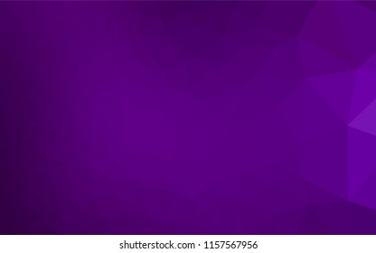 Dark Purple vector blurry hexagon texture. A vague abstract illustration with gradient. The completely new template can be used for your brand book.