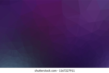 Dark Purple vector blurry hexagon texture. Colorful abstract illustration with gradient. A completely new design for your business.