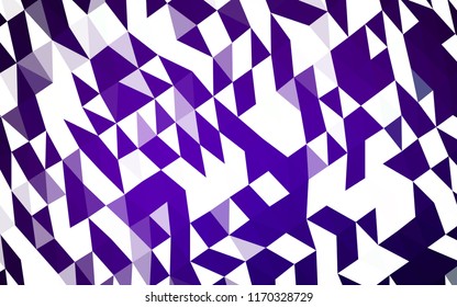 Dark Purple vector blurry hexagon pattern. Colorful abstract illustration with gradient. A completely new design for your business.