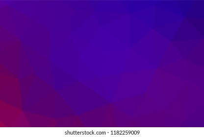 Dark Purple vector blurry hexagon template. Creative geometric illustration in Origami style with gradient. The textured pattern can be used for background.
