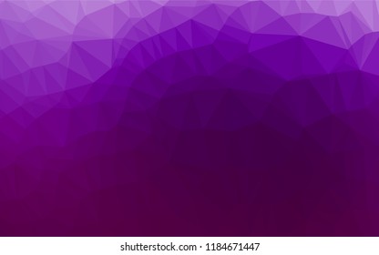 Dark Purple vector blurry hexagon pattern. Colorful illustration in abstract style with gradient. A new texture for your design.